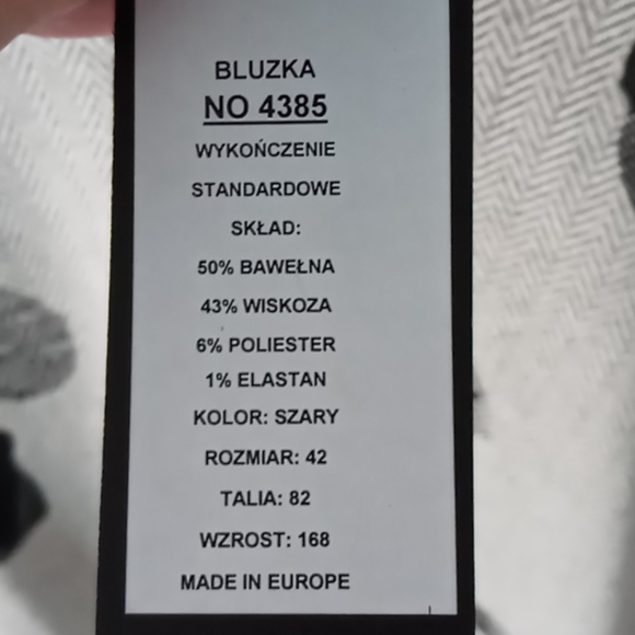 Kedziorek Painted Circle Sweater Top NWT - Picture 6 of 6